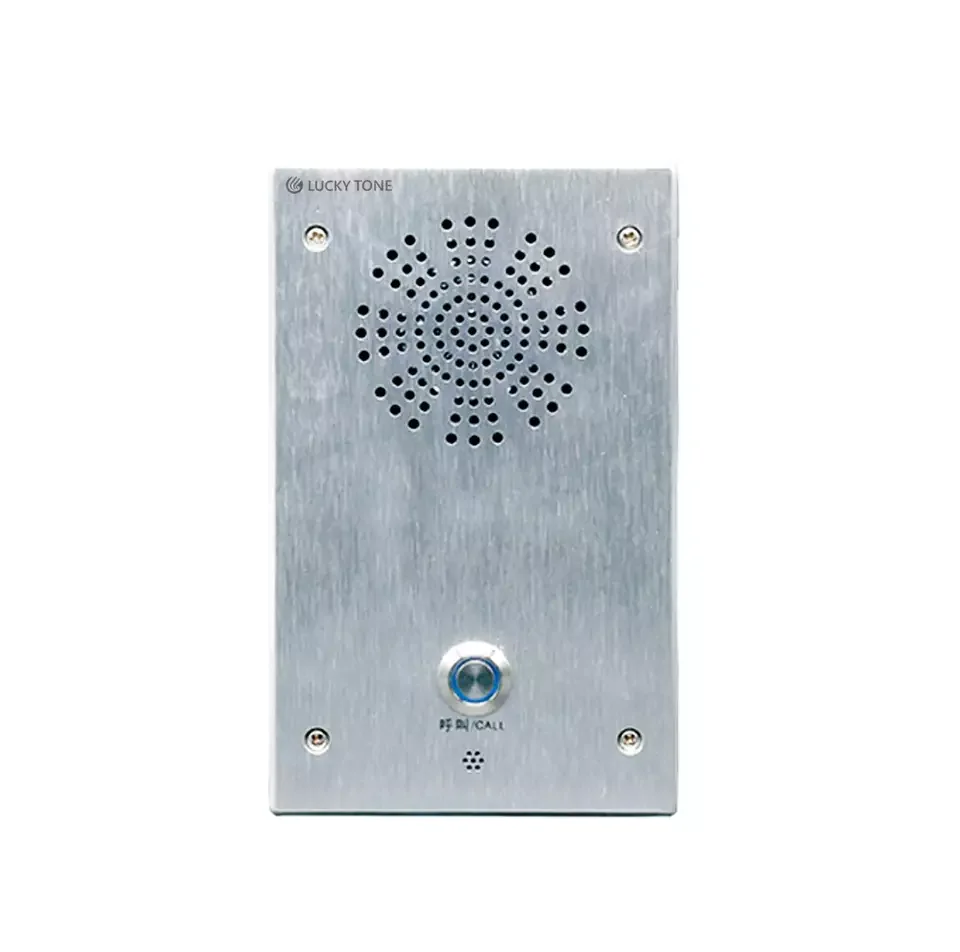 

Lucky Tone Indoor ECO SIP Network Intercom System Audio Paging Terminal with Built-in Speaker