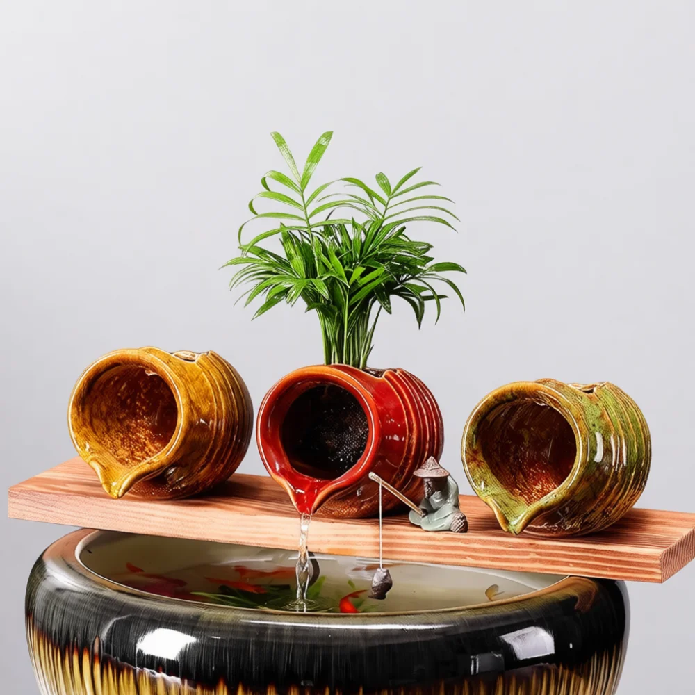 Vintage Ceramic Basin Fountain - Aquarium Fish Pond 评论和价格