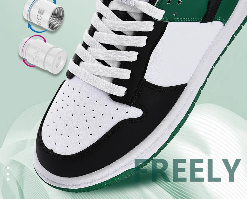 Bunte Kapselschnürsenkel ohne Binden, elastische Schnürsenkel für Sneaker, Schnürsenkel ohne Binden für Kinder und Erwachsene, 0,8 cm flacher Schnürsenkel, 1 Paar/2 Paar – Detail 2