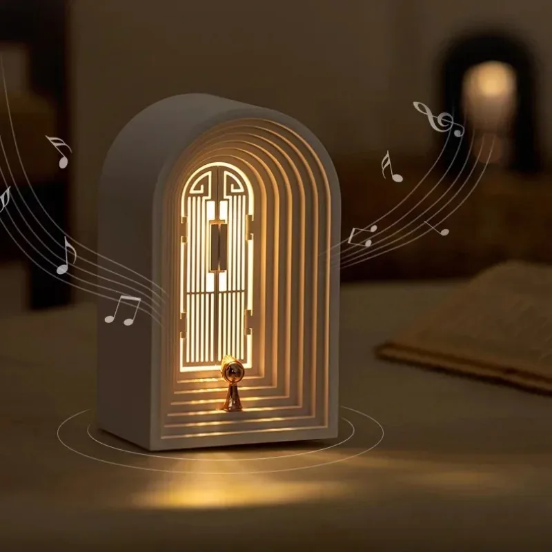 Desktop Ornament, Desk Lamp, LED Creative Bedside Decoration, Night Light, Bedroom Living Room, USB Charging, Bluetooth Speaker