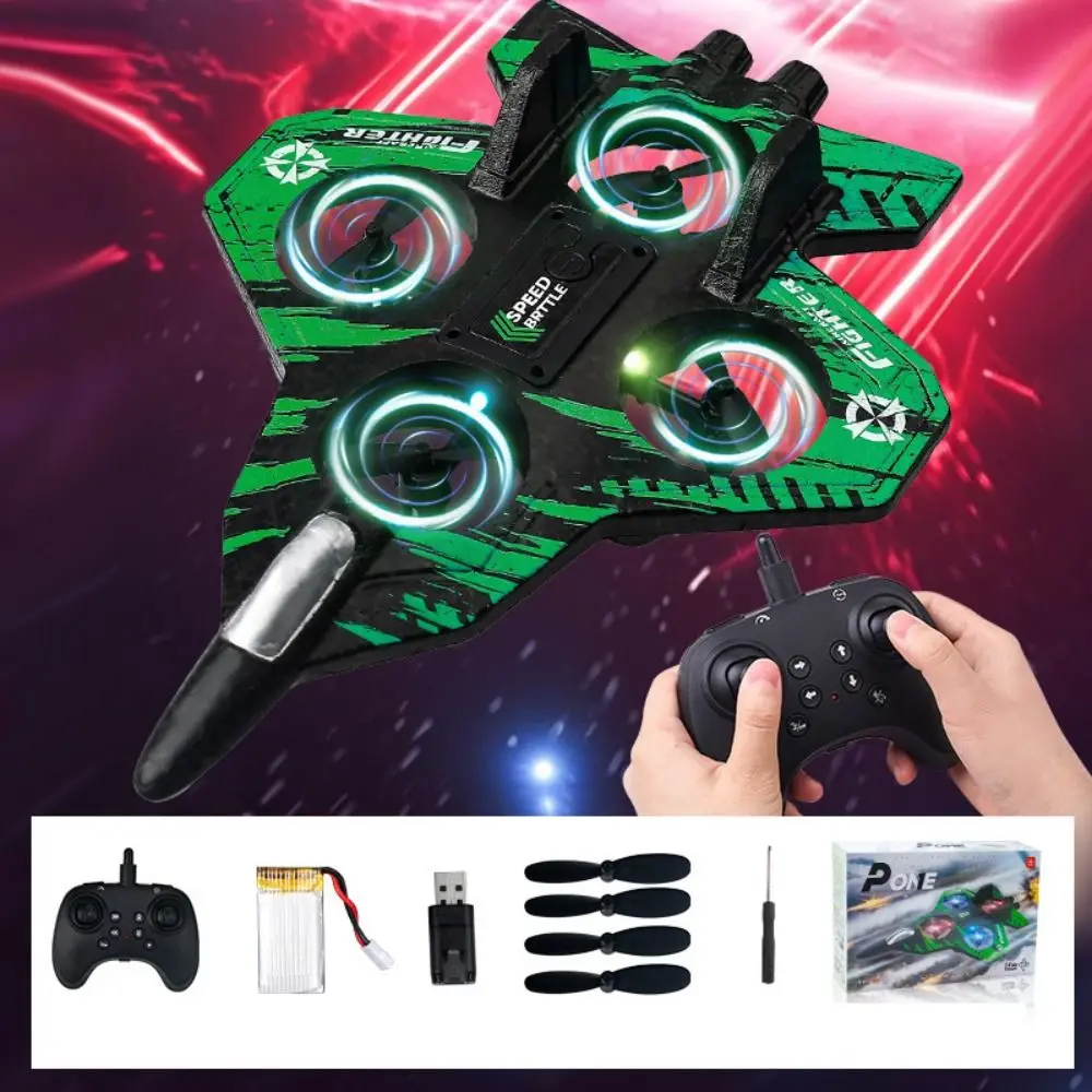 EPP Foam Remote Control Foam Fighter Gravity Sensing Rechargeable Four Motor Helicopter Toy 2.4G Stunt Portable