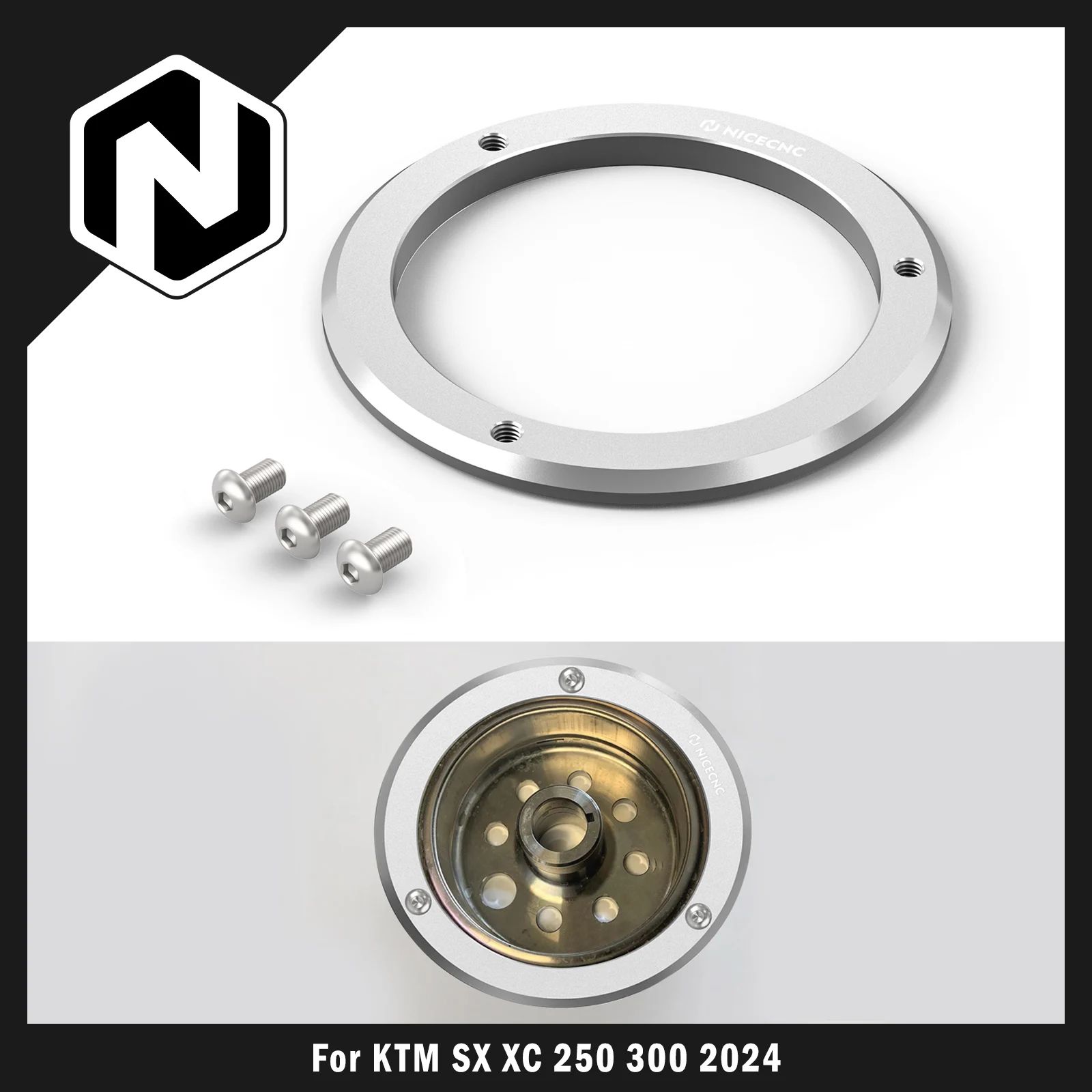 

NICECNC 2024 For KTM SX 250 SX 300 XC 250 XC 300 For Husqvarna TX 300 For GasGas EX 250 300 MC 250 9 oz 9 Ounce Flywheel Weight