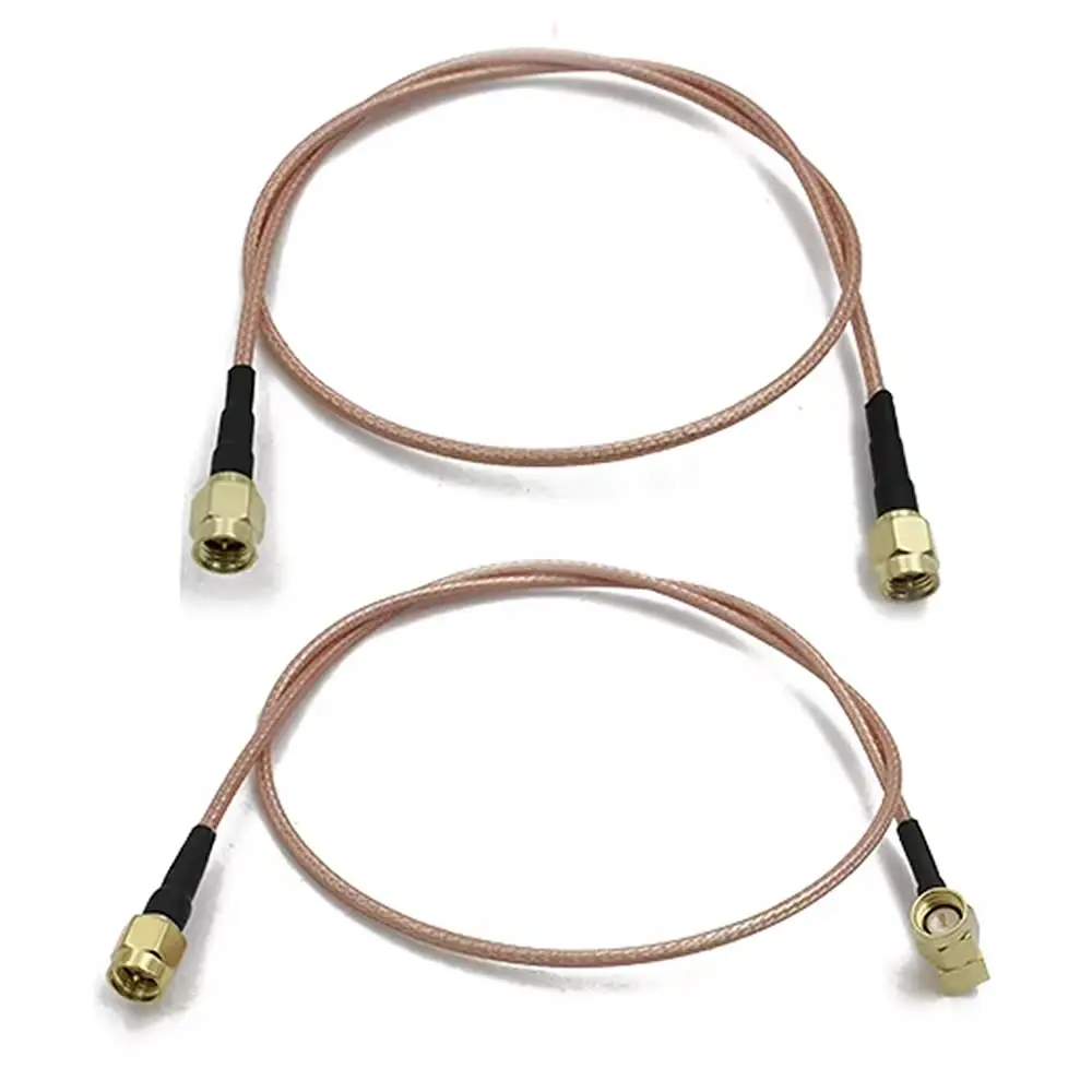 Premium RG316 SMA to SMA Male Plug Female RF Coaxial Pigtail Extension Cable Straight Right Angle Jumper Connector Wire Low Loss