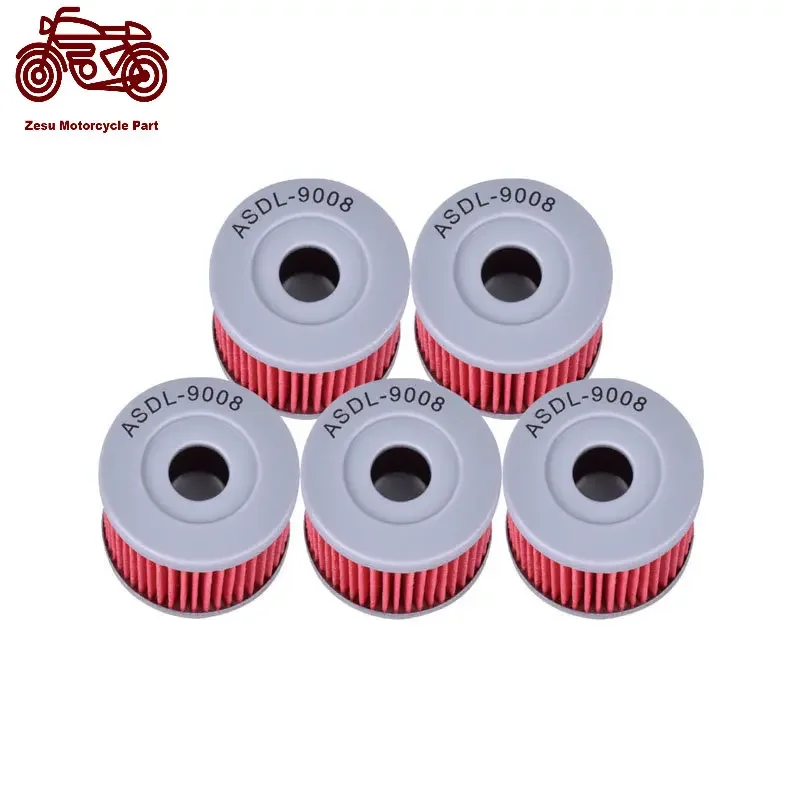 

5Pcs Motor Bike Oil Filter for Suzuki DR SP 100 AN CS DR GN GS GSX-R GSX-S GZ SP TU 125