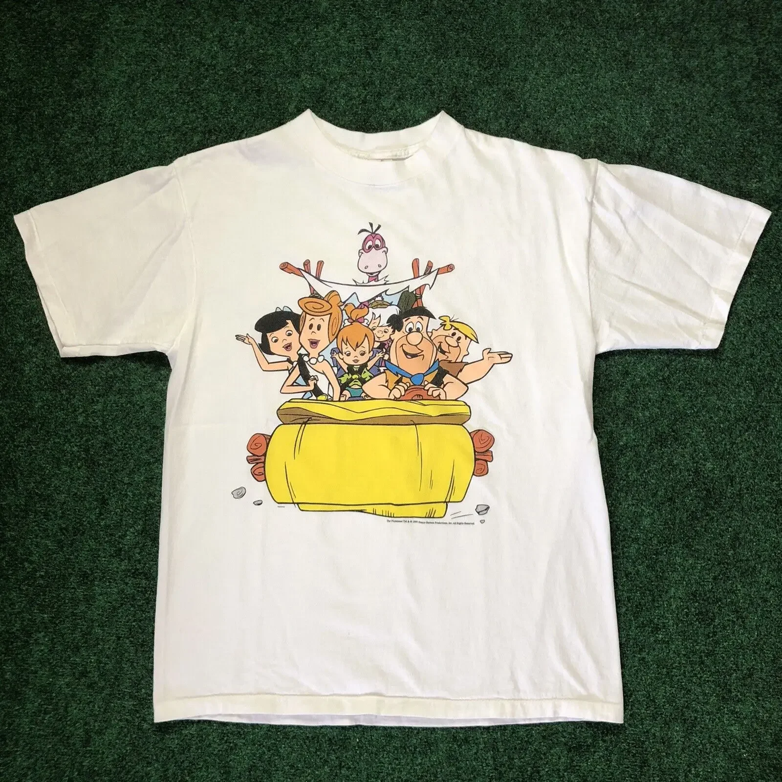 Vintage Flinstones T Shirt Sz Large 1995 Hannah Barbera Cartoon Promo