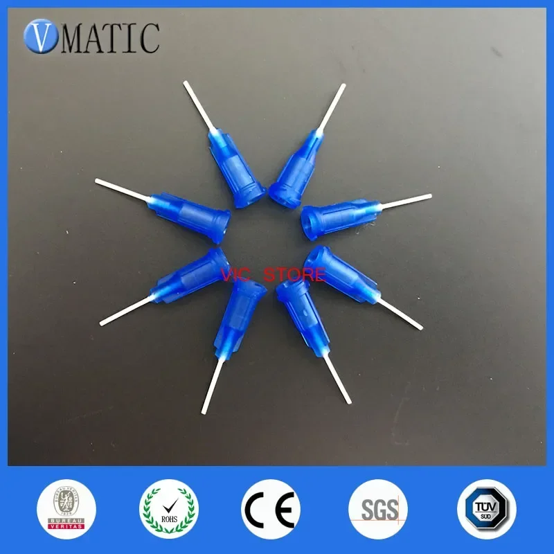 High Quality 100Pcs 22G Blue 0.5'' Polypropylene Pp Needles 1/2 Inch