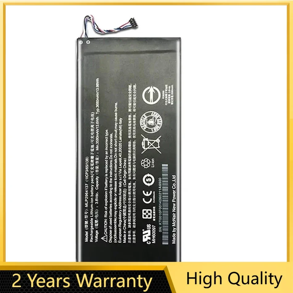 

3580mAh, MLP2964137, Replacement Battery For Acer Lconia One 7, One7, B1-730, B1-730HD, A1402, 3165142P, With Track Code