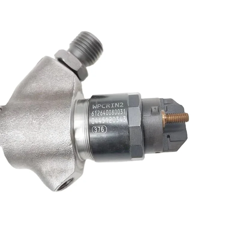 0445120343 piezas de automóvil nuevo inyector Common Rail 0445120343 inyector de combustible diésel 0445120343 para Weichai WD10