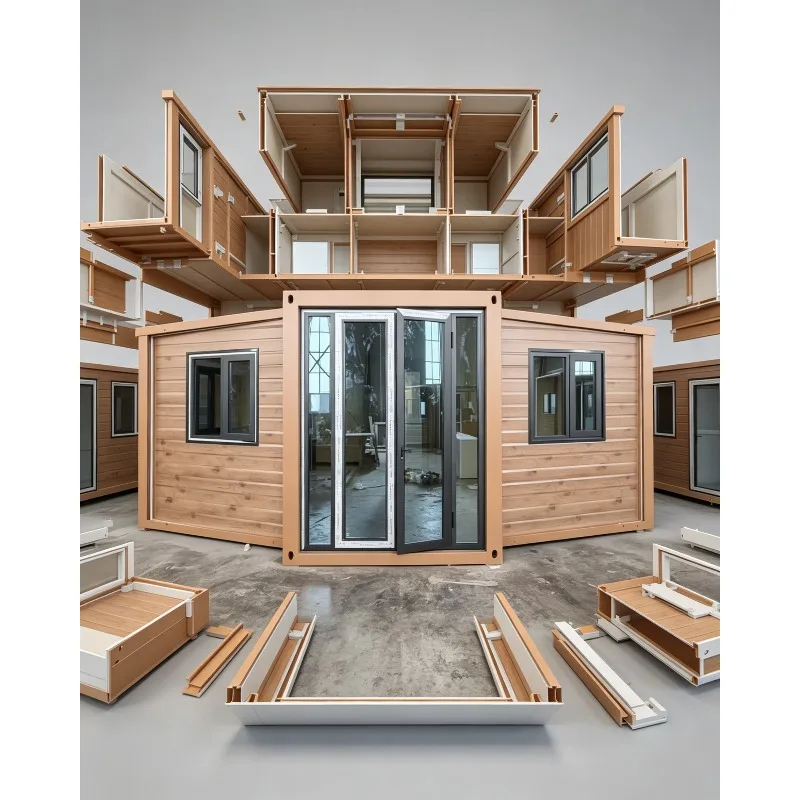 20ft 40ft Luxury Expandable House Portable Modern Foldable Prefab Container House  Modern Expandable Foldable Prefab Home