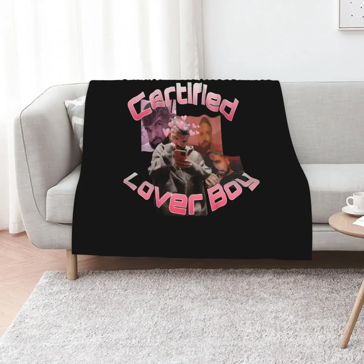 

Certified Lover Boy BBL Drake Throw Blanket For Decorative Sofa Beach Extra Large Throw Bed covers Blankets