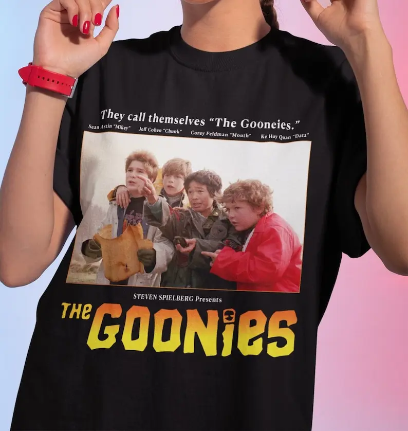 The Goonies Vintage Movie T-shirt, Unisex, Gift for 80s Classic Movie Lovers, Nostalgia Retro Movie, Adventure Film