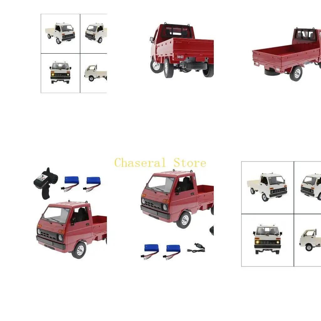 

E7CE D22 1:10 Powerful Minitruck for Adult Kids 2.4G Remote Control Model Drift Truck All Terrain Vehicle Toy Children Gifts