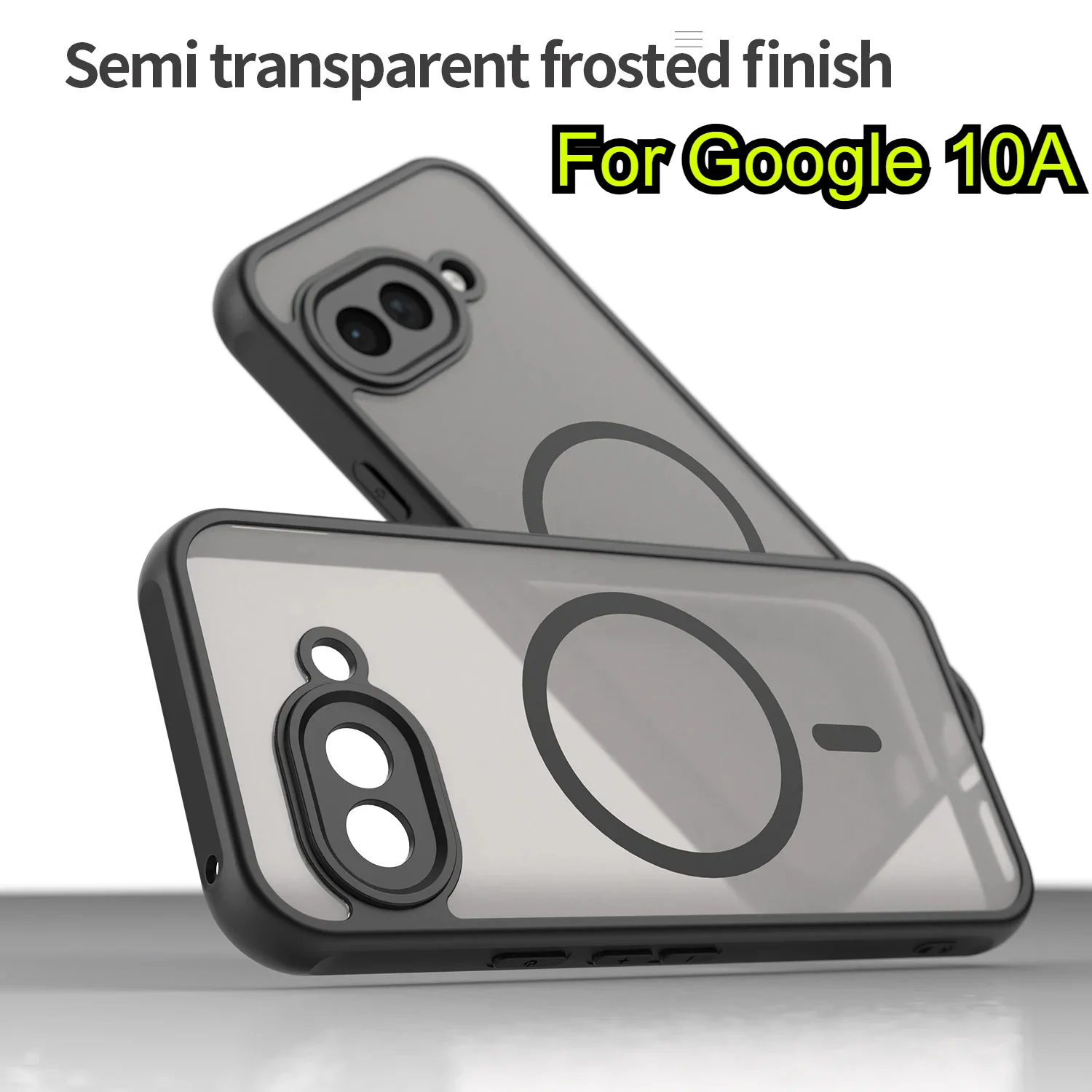 Funda Skin Feel a prueba de golpes para Magsafe Google Pixel 10 9 Pro XL A TPU + PC, funda trasera a prueba de polvo para teléfono con carga inalámbrica magnética para coche
