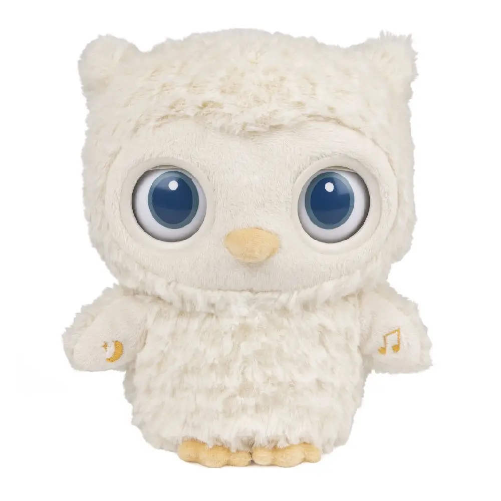 Original Baby GUND Owl Soother Soft Toy Sleep Eyes giocattoli di peluche elettronici canto e dormire per bambini carino e intelligente