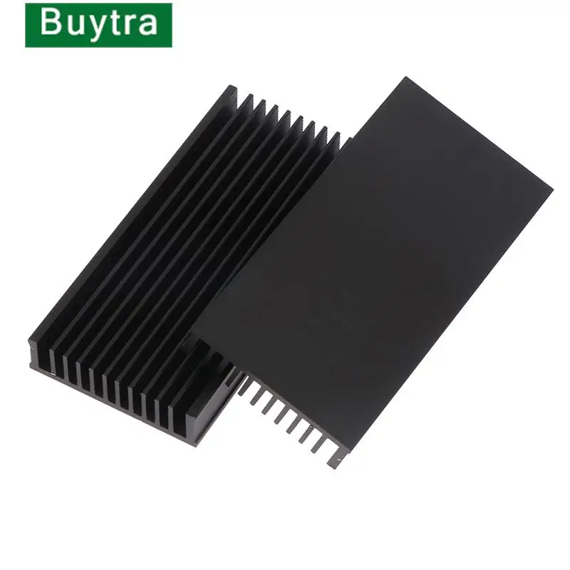 1Pc Aluminum Heatsink Cooler LED IC Fan Power Amplifier Radiator 50*100*12.7mm