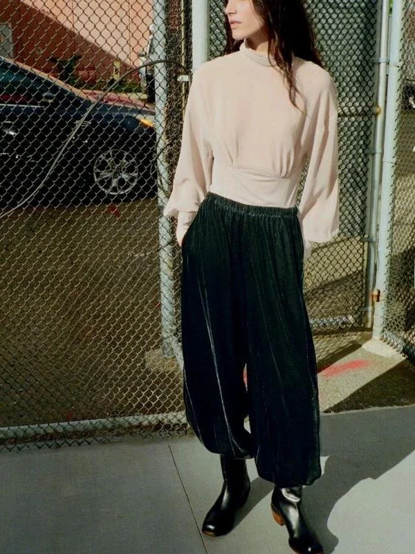 

Зимний женский высокий воротник Bubble Long Sve Georgette Цельный дизайн Полиэфирное волокно для поездок на работу Sle Diamond Embellied Hi...