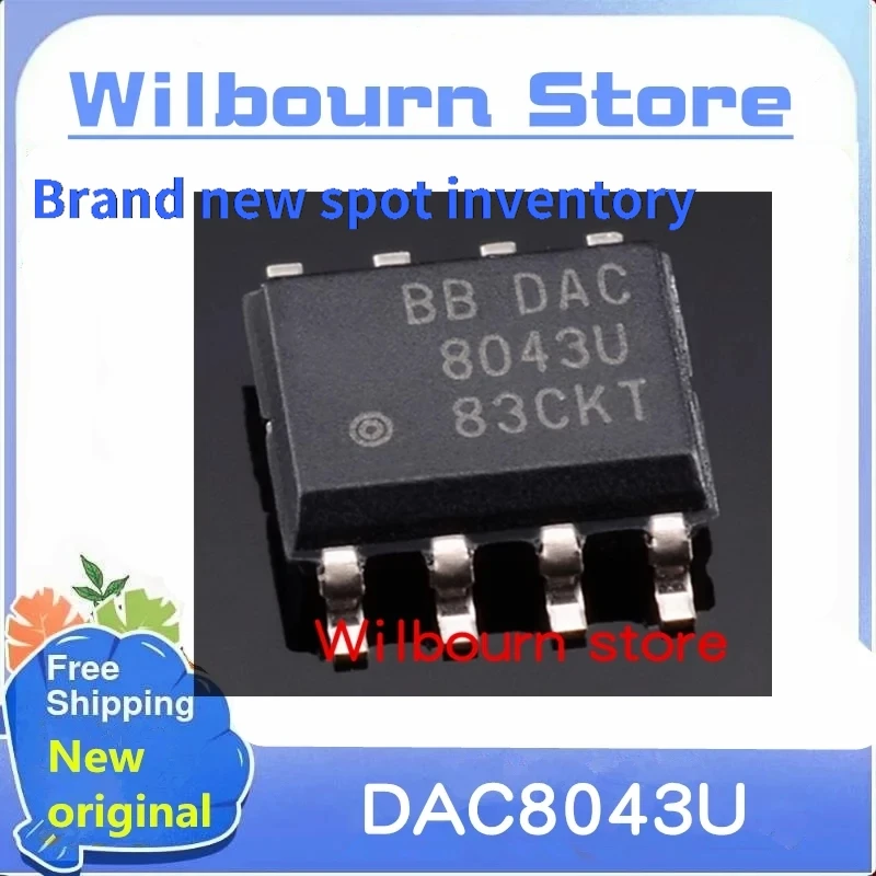 Own inventory   2PCS~20PCS/LOT DAC8043U DAC8043U/2K5 8043U SOP8 Order directly