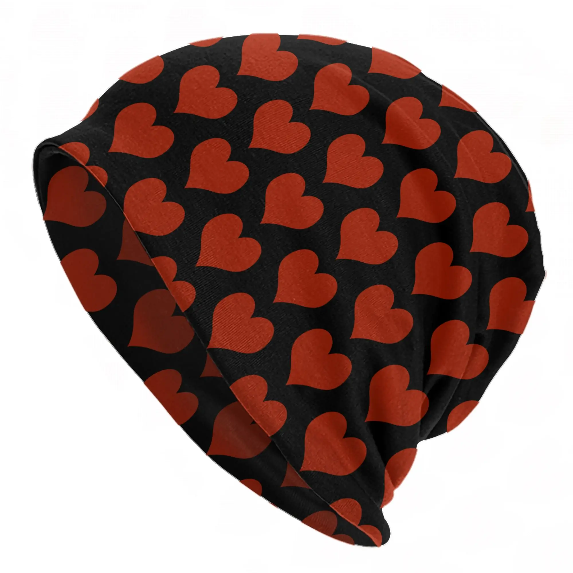 Carl Red Heart Dungeon Crawler Carl Bonnet Hats Knitting Hat Female Male Street Y2K Thermal Elastic Beanie Hats Autumn Kpop Caps
