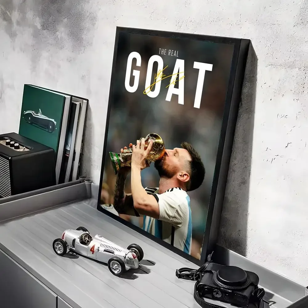 Fußballstar L-Lionel M-Messi Poster Aufkleber Wandbild Wandtattoos für Schlafzimmer Wohnzimmer Zuhause Selbstklebende Dekoration Geschenk – Detail 31