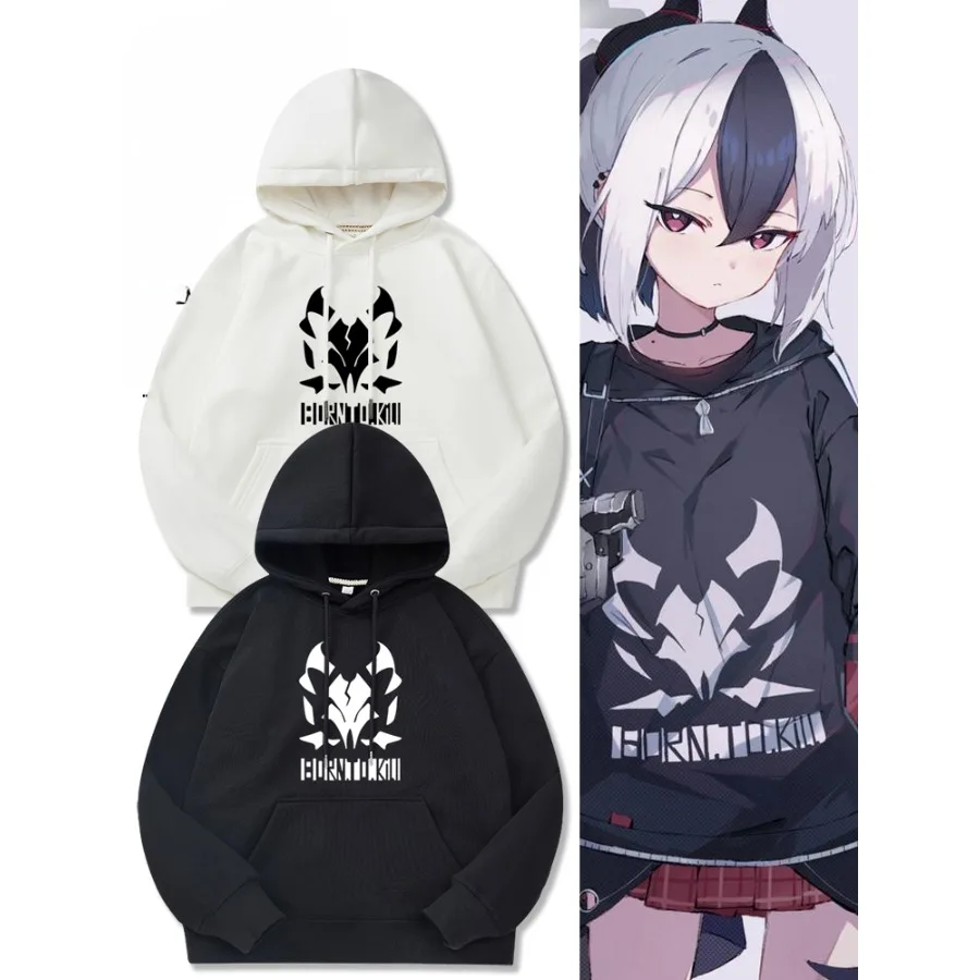 Anime Blue Archive Onikata Kayoko Cosplay Hoodie Women Men Harajuku Sweatshirt Streetwear Hip Hop Pullover Hooded Jacket