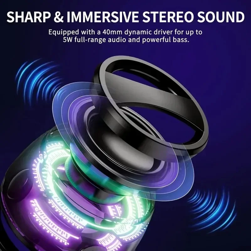 Magnetic Portable Bluetooth Speaker G200 Mini Sound Box Magnetic Bluetooth Multifunctional Rgb Speaker Bluetooth 5.3