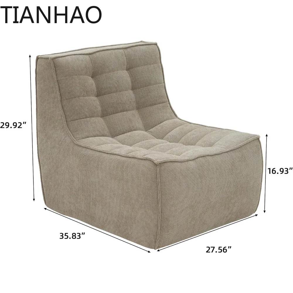 Lazy Floor Sofa Couch, Bean Bag Chair,27.56