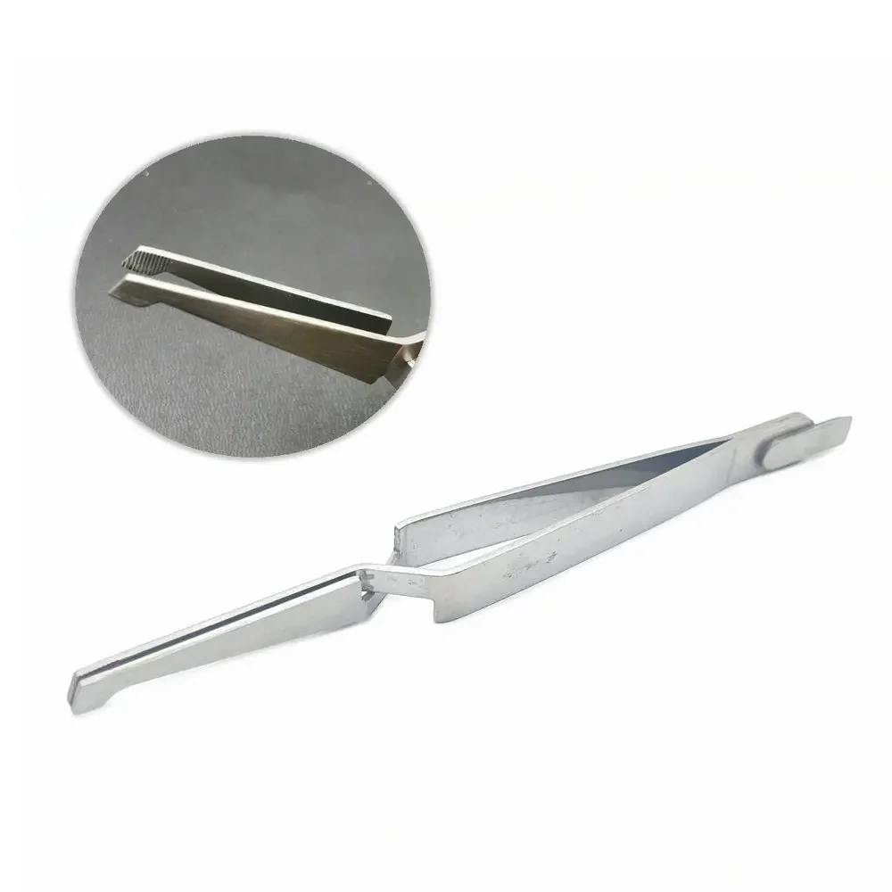 

Dental Bracket Tweezers Orthodontic Reverse Action Serrated Dentistry Instruments Stainless Steel Dental Tools Dentisty