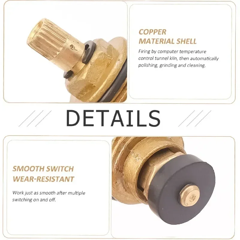 Brass Slow Open Valve Universal Tap Faucet 1/2″ Thread Interface Cartridge Cores Kitchen Bathroom Sink Mixer Stream Sprayer Head