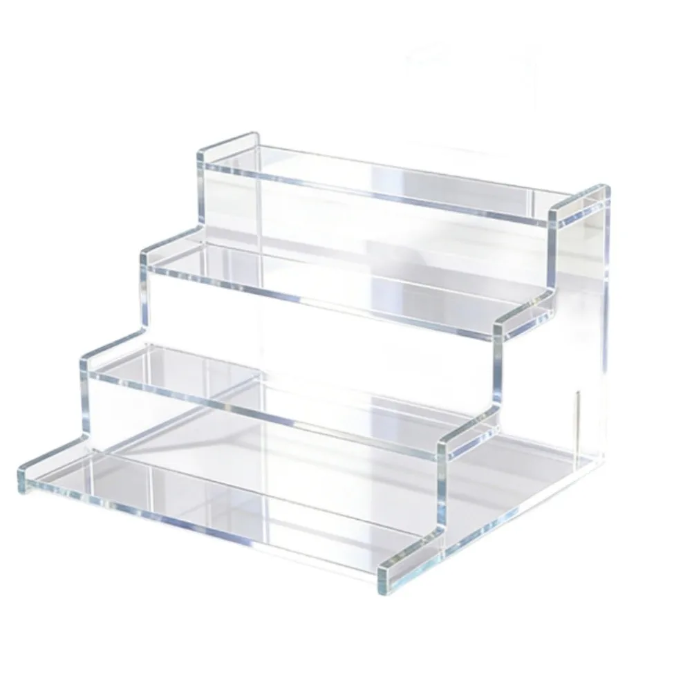 1pc Staircase Display Stand Acrylic Tiered Display Stand For Weddings Cosmetics Jewelry & Party Home Decor Display Stand