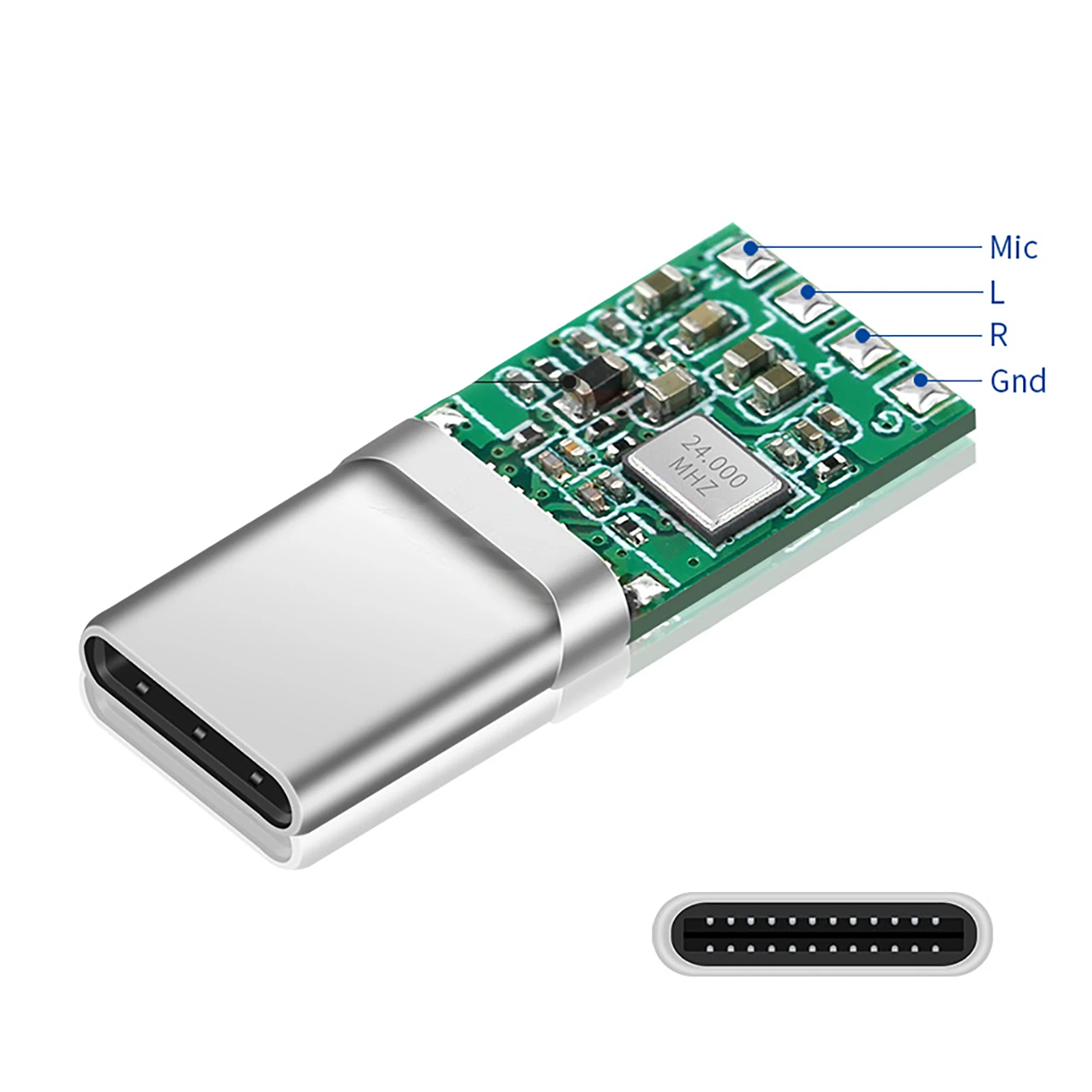 Imagem -04 - Conector Hi-fi Headphone Plug Decodificação Dac tipo c Plug para Telefone Chip Alc5686 32bit 384khz Usb c Carregamento Rápido