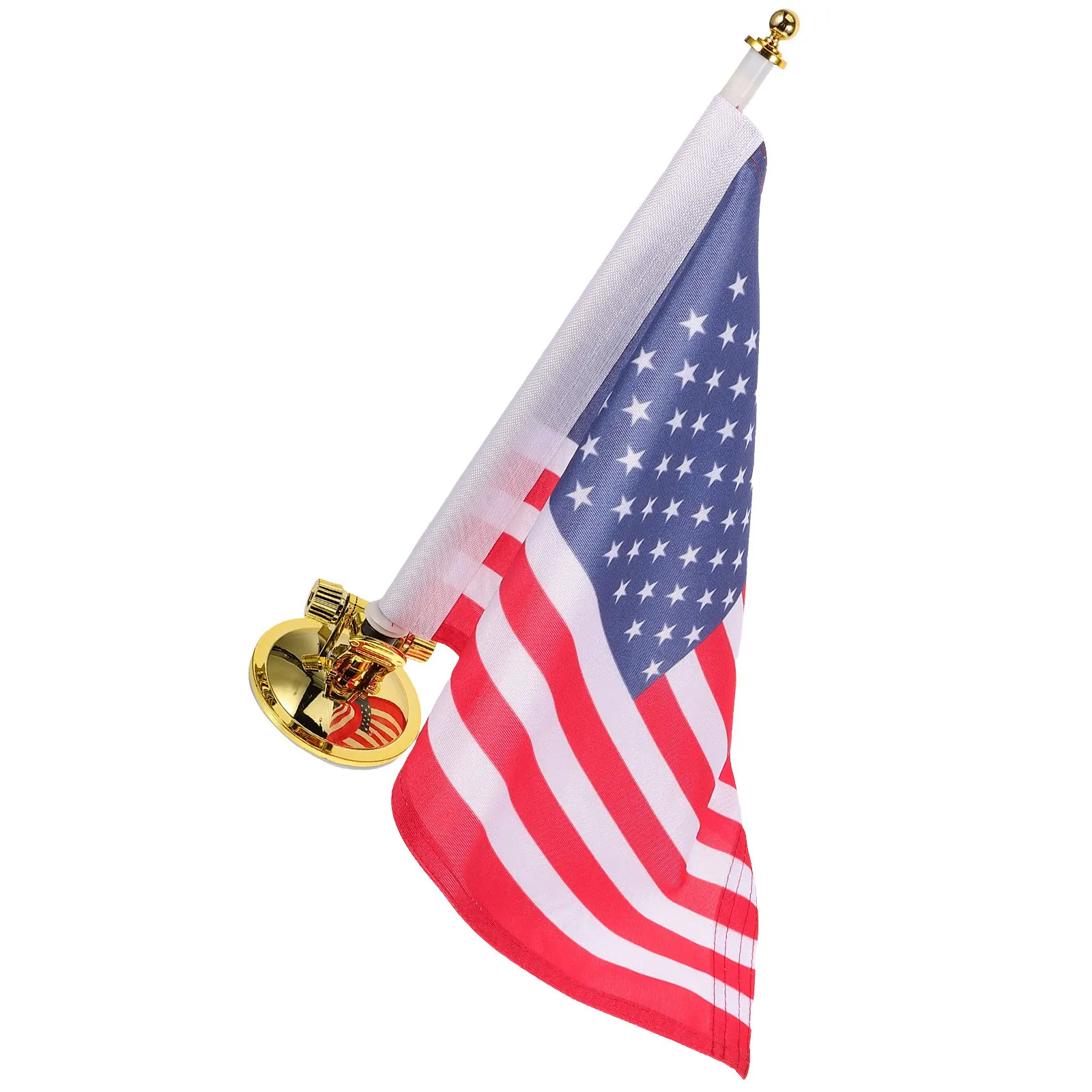 1Set Suction Cup Flag Pole Base Strong Windproof Flagpole Holder for Cars Windows Walls Easy Install Multi Use Flag Display view 3