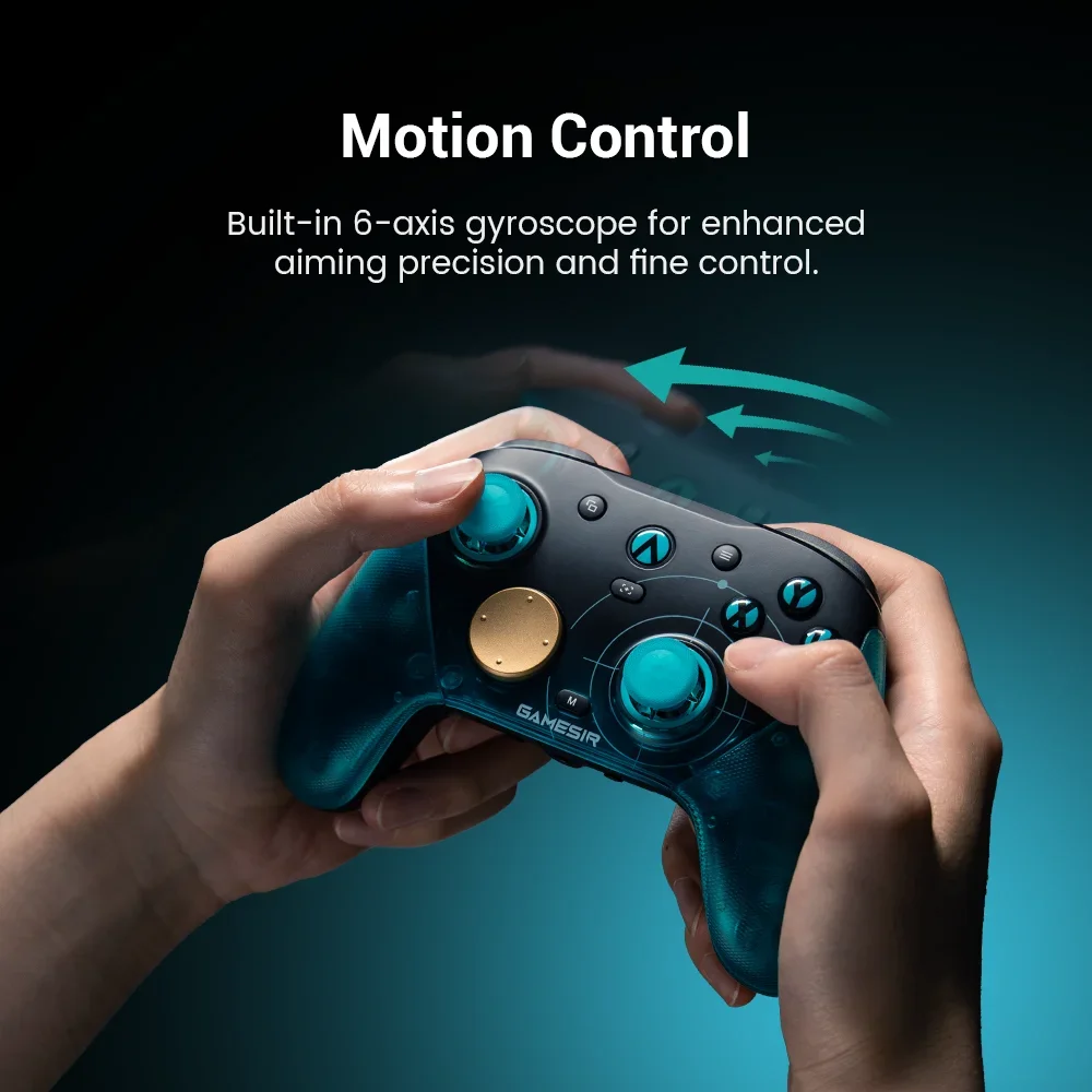 Control Inalámbrico GameSir G7 Pro 8k Edición Aimlabs para Juegos FPS Esport con Control de Movimiento, Gatillos Hall y TMR Strick Gen-2 5