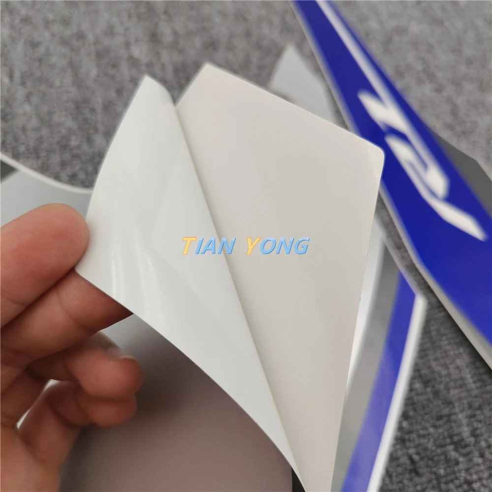 For Yamha YZF1000 R1 YZF 1000 2015 Universal Blue Fairing Full Kit Emblem Sticker accessories Decals Motorcycle Body Decoration