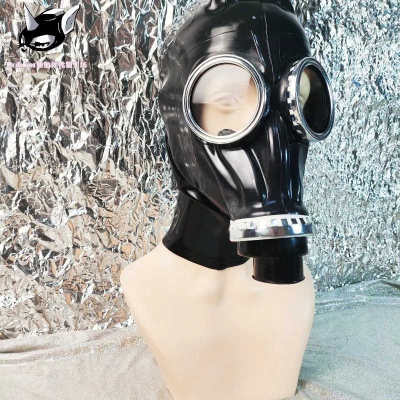 Size Latex Mask, All-inclusive Zipper Cosplay Accessories, Free Lenses, Neck Mask