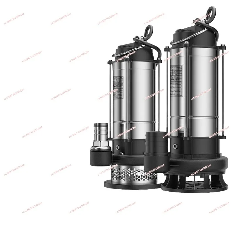 

Погружной насос из нержавеющей стали для домашнего сельскохозяйственного орошения, насос для очистки воды с большим потоком, насос для сточных вод