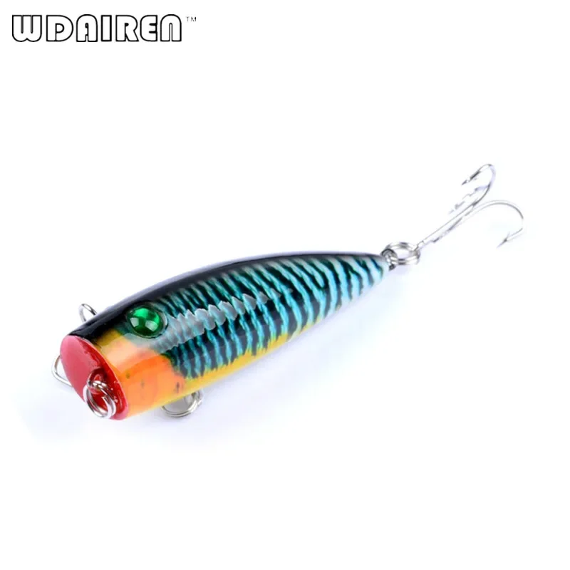 1 Pc Topwater Popper Fishing Lure 6.8cm 8.5g Artificial Hard Bait with Hooks Wobblers Crankbait Bass Pesca Fishing Tackle