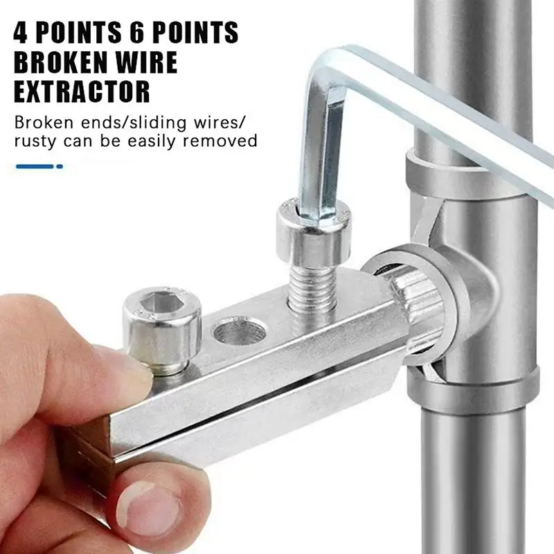 Faucet Valve Broken Thread Extractor Drill Compatible Fits 1/2 3/4 Inch Screw Removal Tool For Plumbing Repair
