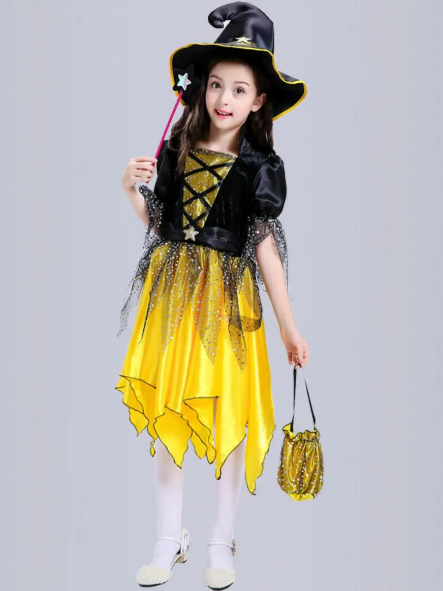 تنورة أميرة، زي هالوين للأطفال، زي ساحرة للعروض، فستان حفلات للفتيات، ملابس من البوليستر 00% من ألياف ثلاثية الأسيتات #1