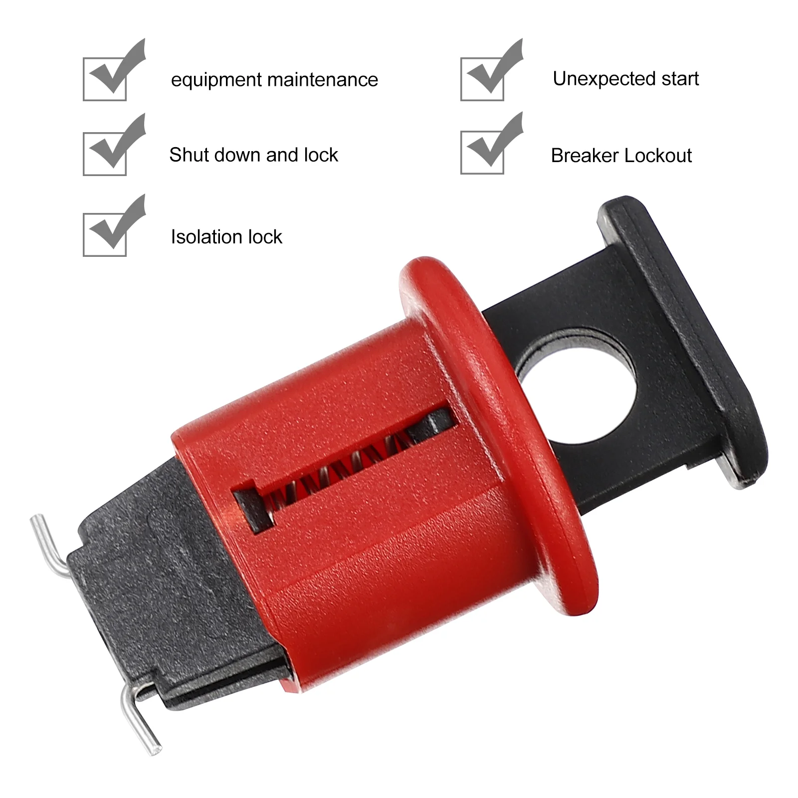 2 PCS MCB Circuit Safety Buckle Accessories Lockout Accessory Pa Nylon Pin