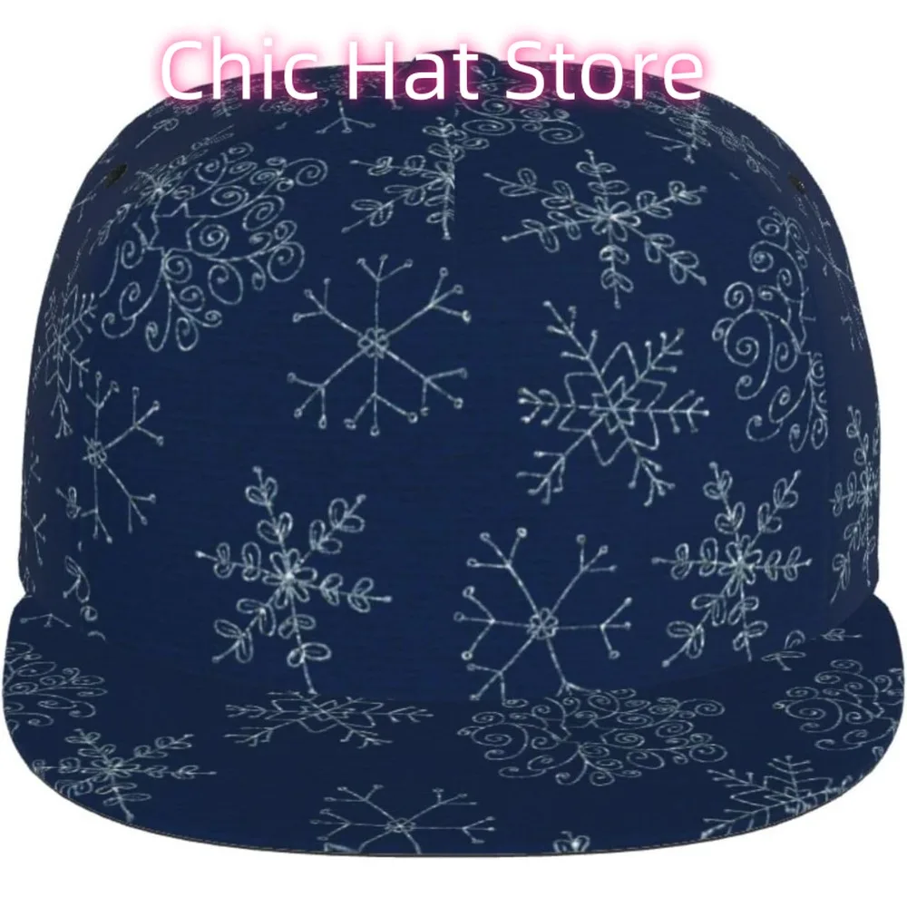 Adjustable Flat Bill Visor Snapback Hat for Men Women,Hip Hop Baseball Cap-Shark (2)