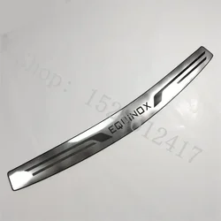 For Chevrolet Equinox 2017~2024 stainless styling Rear Door Sill Bumper Protector Sill Rear boot guard Car accessories
