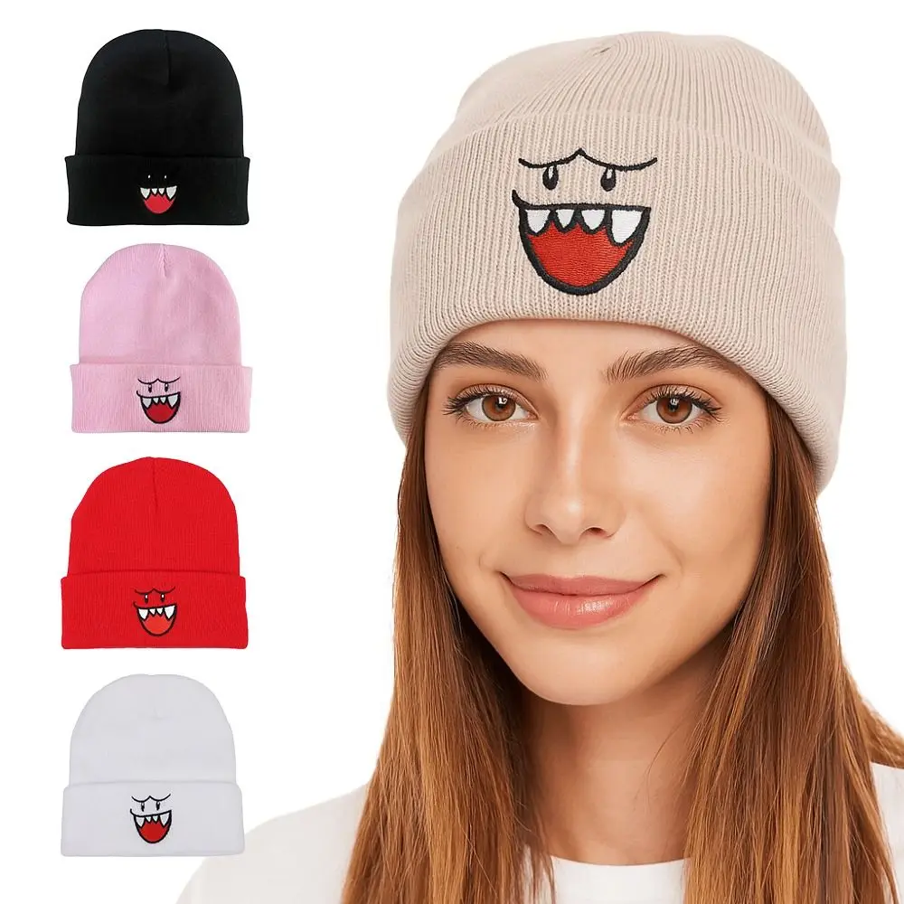 High Quality Kawaii Design Knit Hat Keep Warm Ear Protection Winter Autumn Hats Female Beanie Caps for Woman/Men