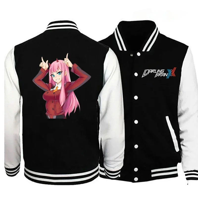 Zero two Junior Anime Baseball Jacket Men's Uniform Bomber Jacket Men's Jacket