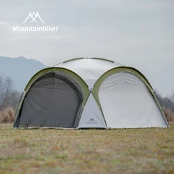 MOUNTAINHIKER Outdoor Camping 8-10-osobowy namiot kopułowy księżycowy biały duży namiot ochrona przed słońcem Pergola piknik markiza baldachim