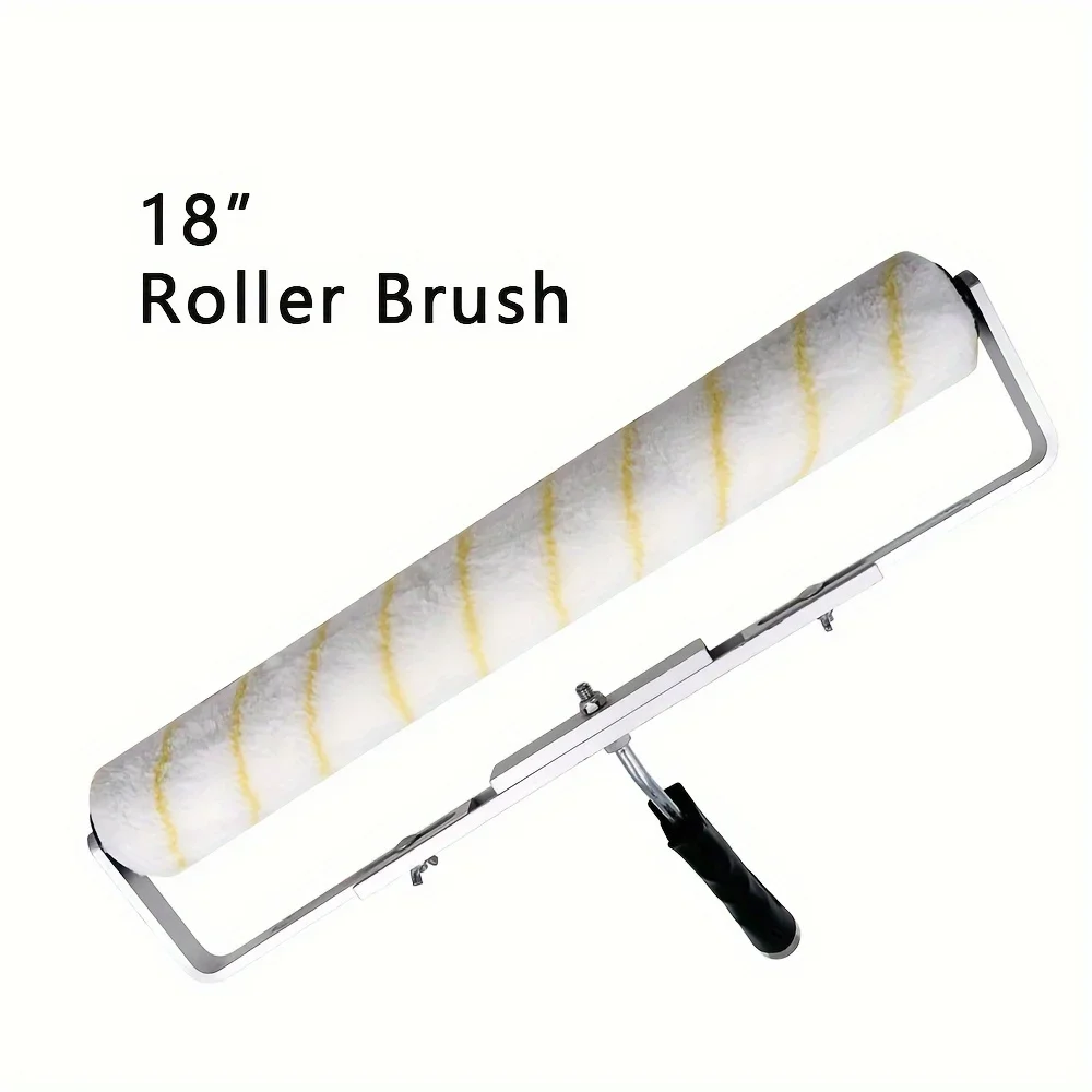For Wall Decorative 18inch Paint Roller Brush Aluminum Alloy Roller Frame Painting Handle Tool House Tool Support
