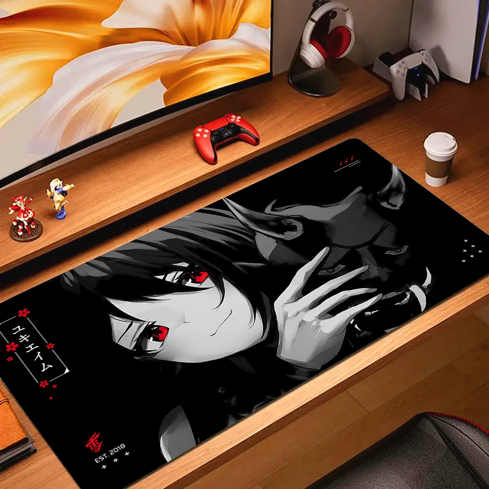 

Коврик для мыши в стиле аниме Kazemi YUki Aim Rubber HD Коврик для мыши Офисный нескользящий большой коврик для мыши Коврики для клавиатуры геймера Игровой профессиональный настольный коврик