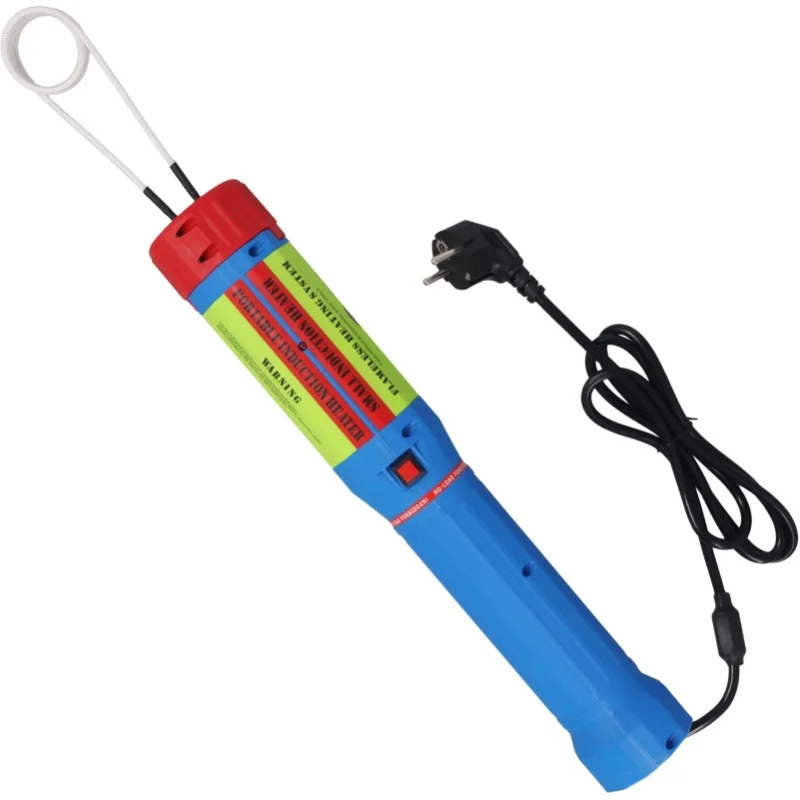 Podofo 1400W Wärmeinduktionswerkzeug Magnetischer Induktionsheizer Bolzenentfernungsmaschine zur Wärmebehandlung verschiedener kleiner Metallteile Flammenloser Induktionsheizer-Kit