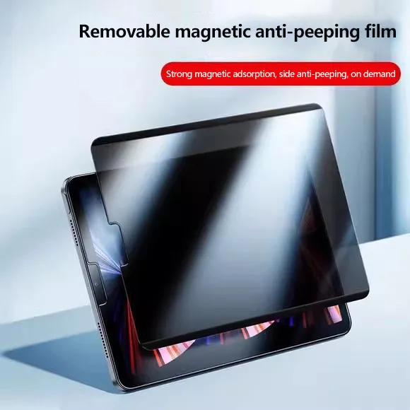 Removable Anti-spy Privacy Screen Protector For Samsung Galaxy Tab S10 Ultra 14.6 S10 Plus S10+ S9 FE Plus S8 S7 S6 Lite A9 A8