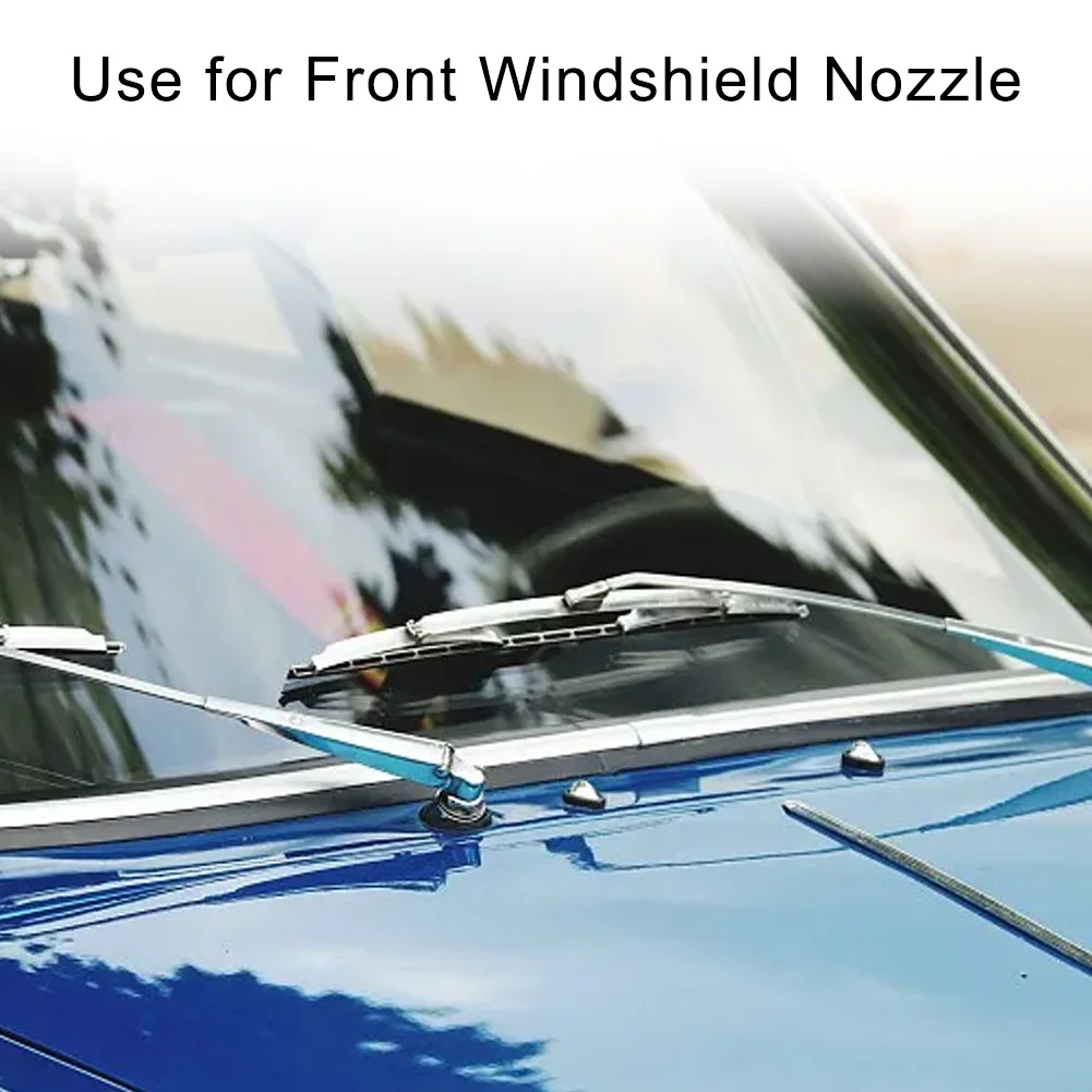 

Washer Nozzle Hose 4M W/Connector 4m/157in Black Front Rubber White For Mostly Windscreen Washer Washer Nozzles