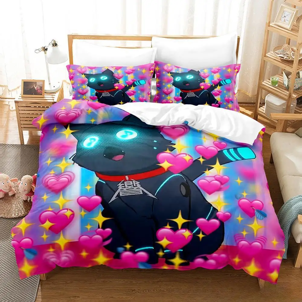 ثلاثية الأبعاد طباعة لعبة مرحبا فاي طقم سرير واحد التوأم كامل الملكة الملك الحجم طقم سرير الكبار طفل غرفة نوم حاف مجموعات غطاء المنسوجات المنزلية